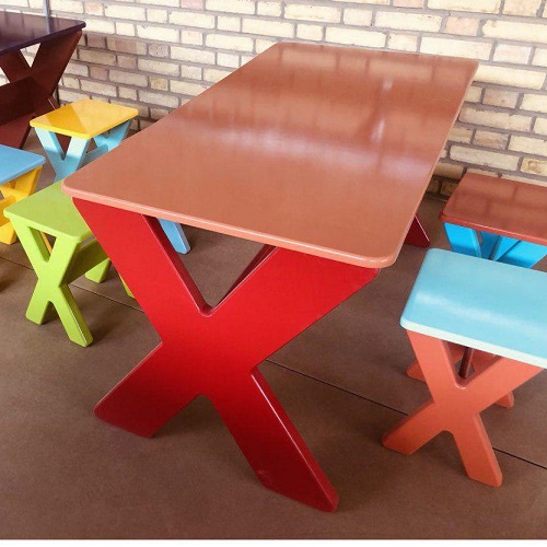 میز و چهار پایه مستطیل - Image 2