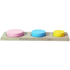 پازل چوبی دایره ها NC-215
