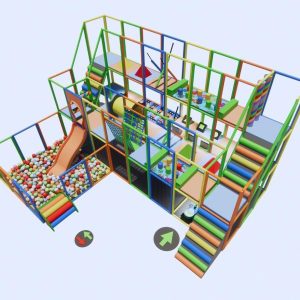 سافت پلی سه طبقه ماجراجویی 4*8