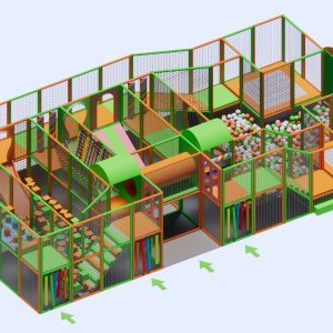سافت پلی دو طبقه سفارشی 12*6